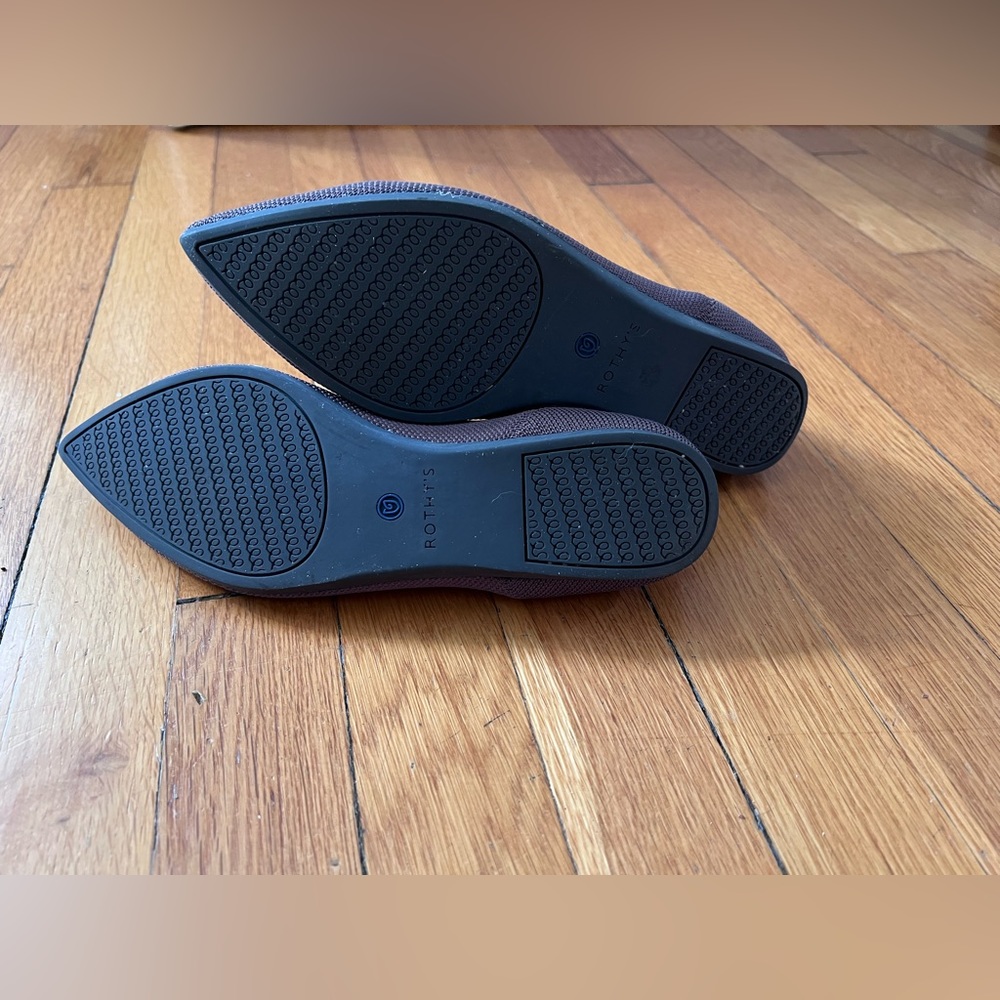Rothy’s The Point Mink Flat Shoes US 7.5 EU 38 - Picture 7 of 11